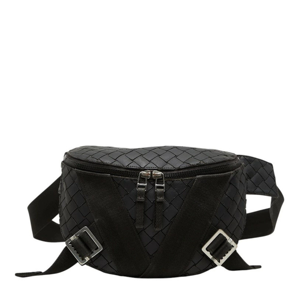 Bottega Veneta Intrecciato Body Bag Waist Black Bottega Veneta